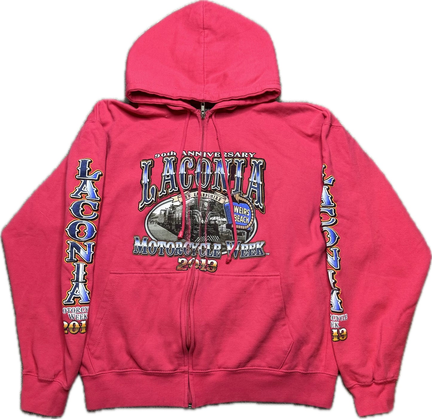 2013 Laconia Bike Week Zip Up Size L