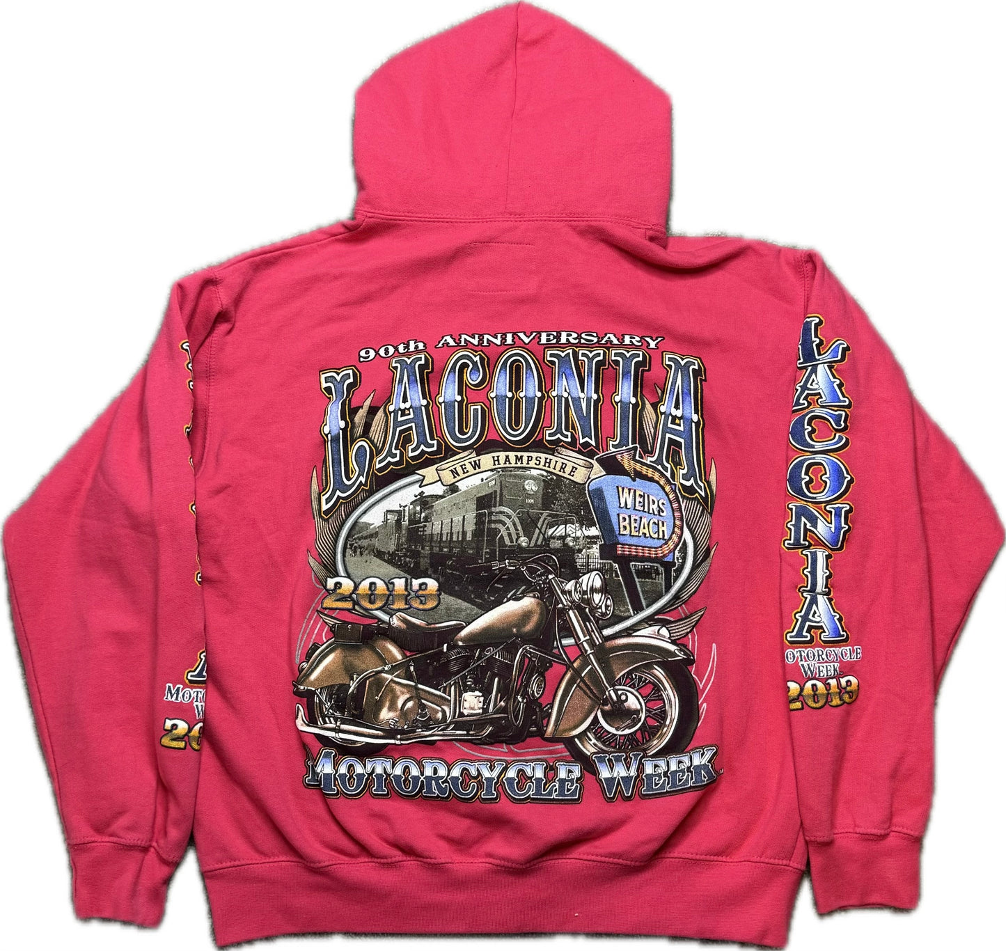 2013 Laconia Bike Week Zip Up Size L