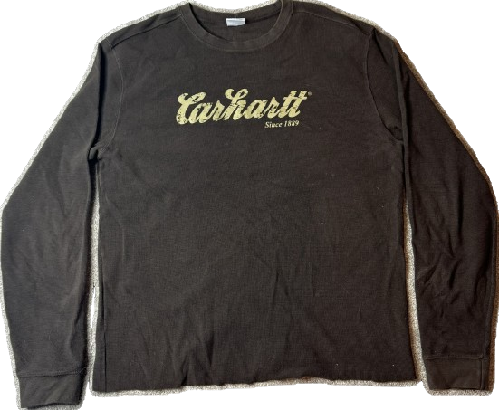 Carhartt Waffle Knit Long Sleeve Size L