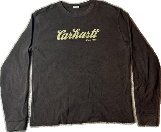 Carhartt Waffle Knit Long Sleeve Size L