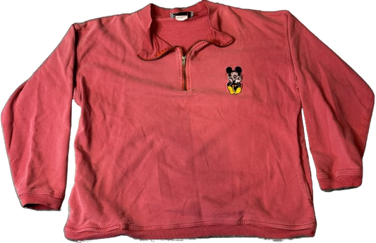 Vintage Disney Fashions Quarter Zip Size S/M