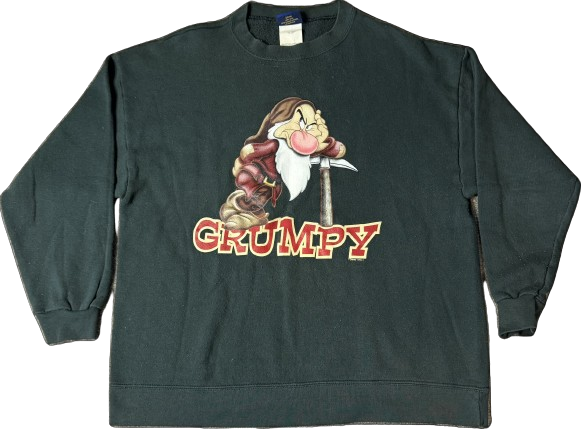 Vintage Disney Classics Grumpy Crewneck Size M