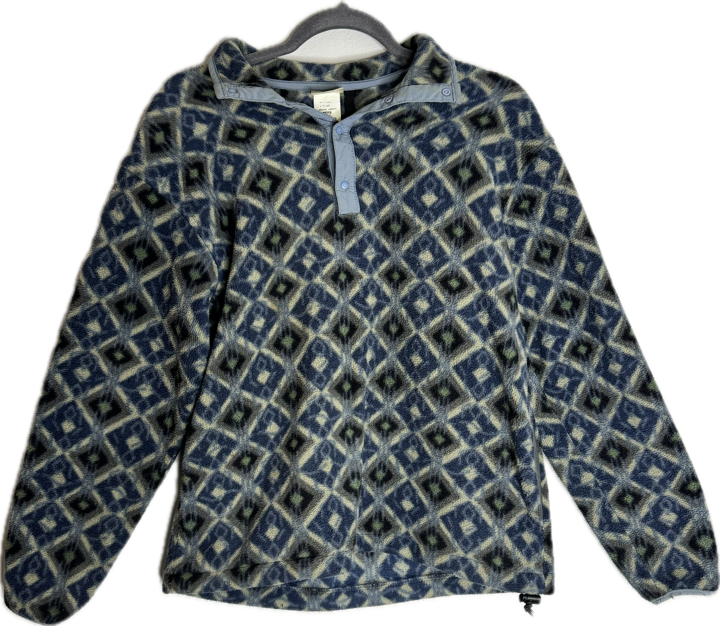 Vintage Diamond print LLBEAN Womens Fleece