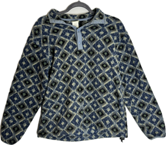 Vintage Diamond print LLBEAN Womens Fleece