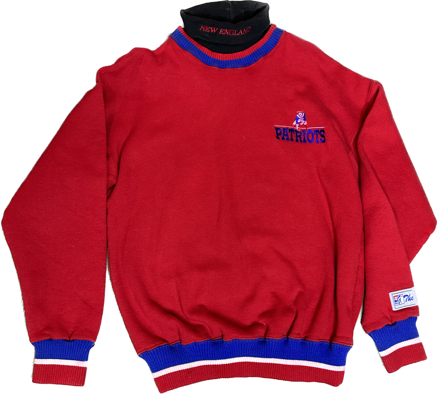 1990's The game Patriots crewneck/ turtle neck