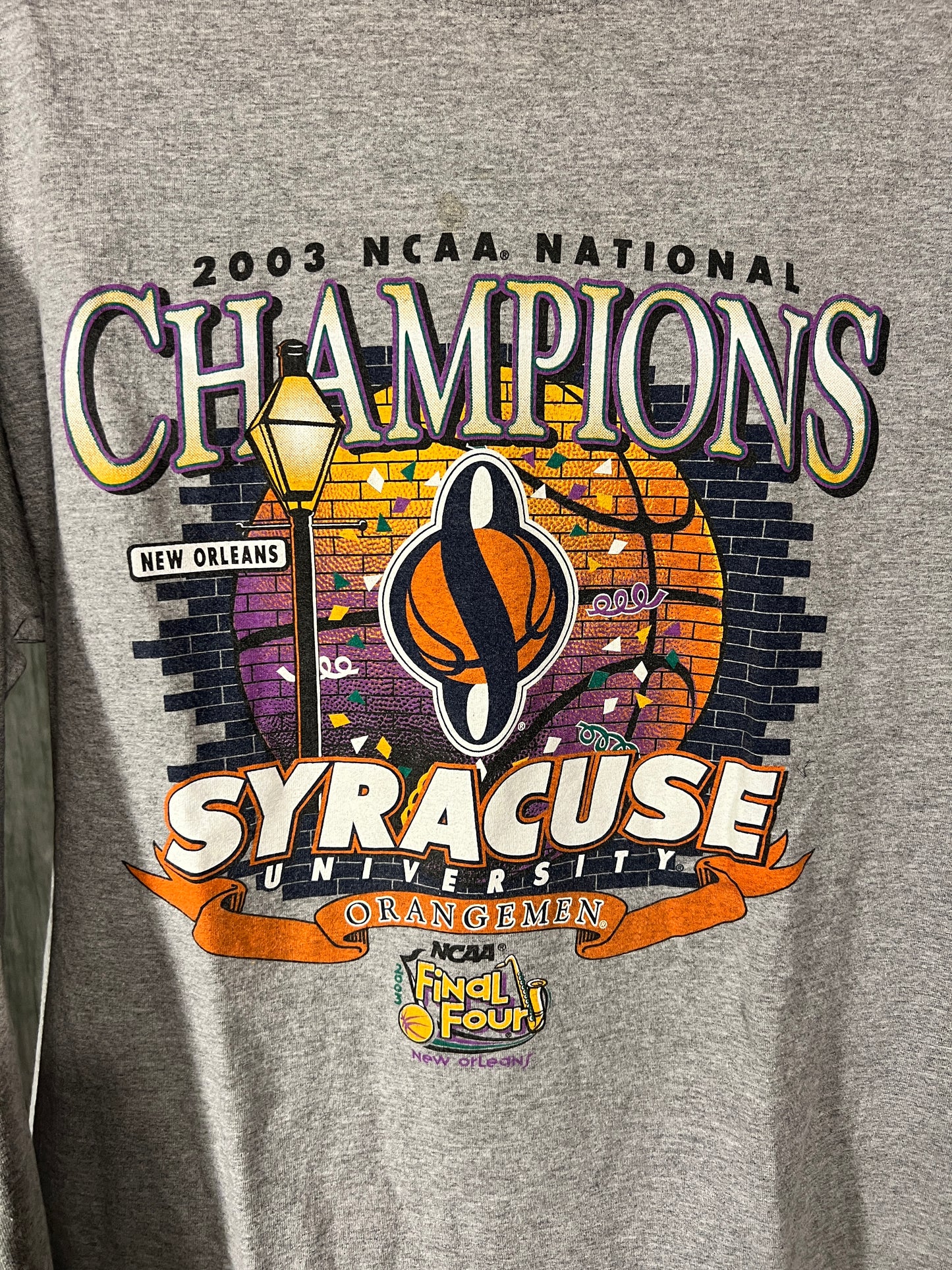 2003 NCAA National Champions Syracuse Long Sleeve Large