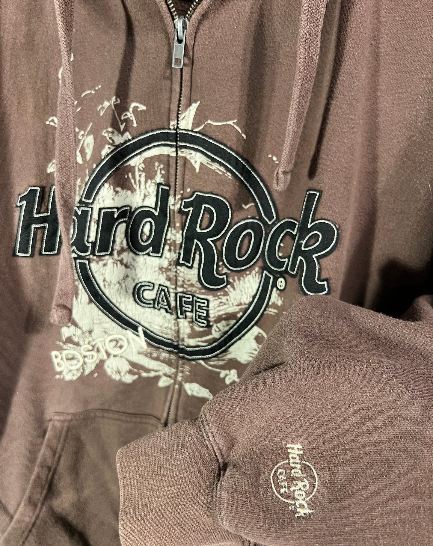 Hard Rock Café Boston Zip Up XL