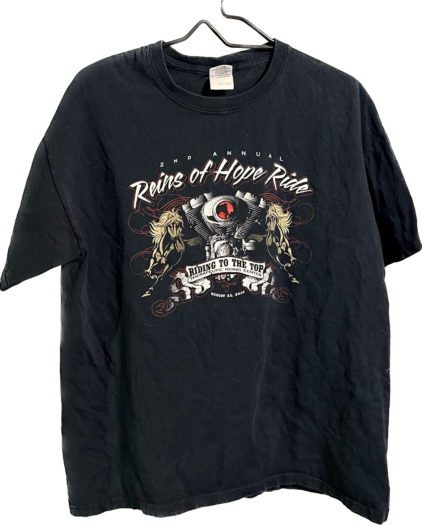 Reins of Hope Ride T-shirt Large