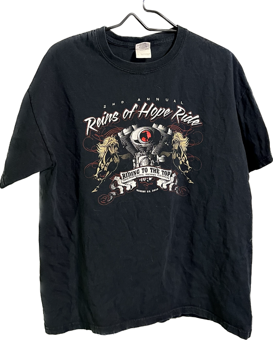 Reins of Hope Ride T-shirt Large