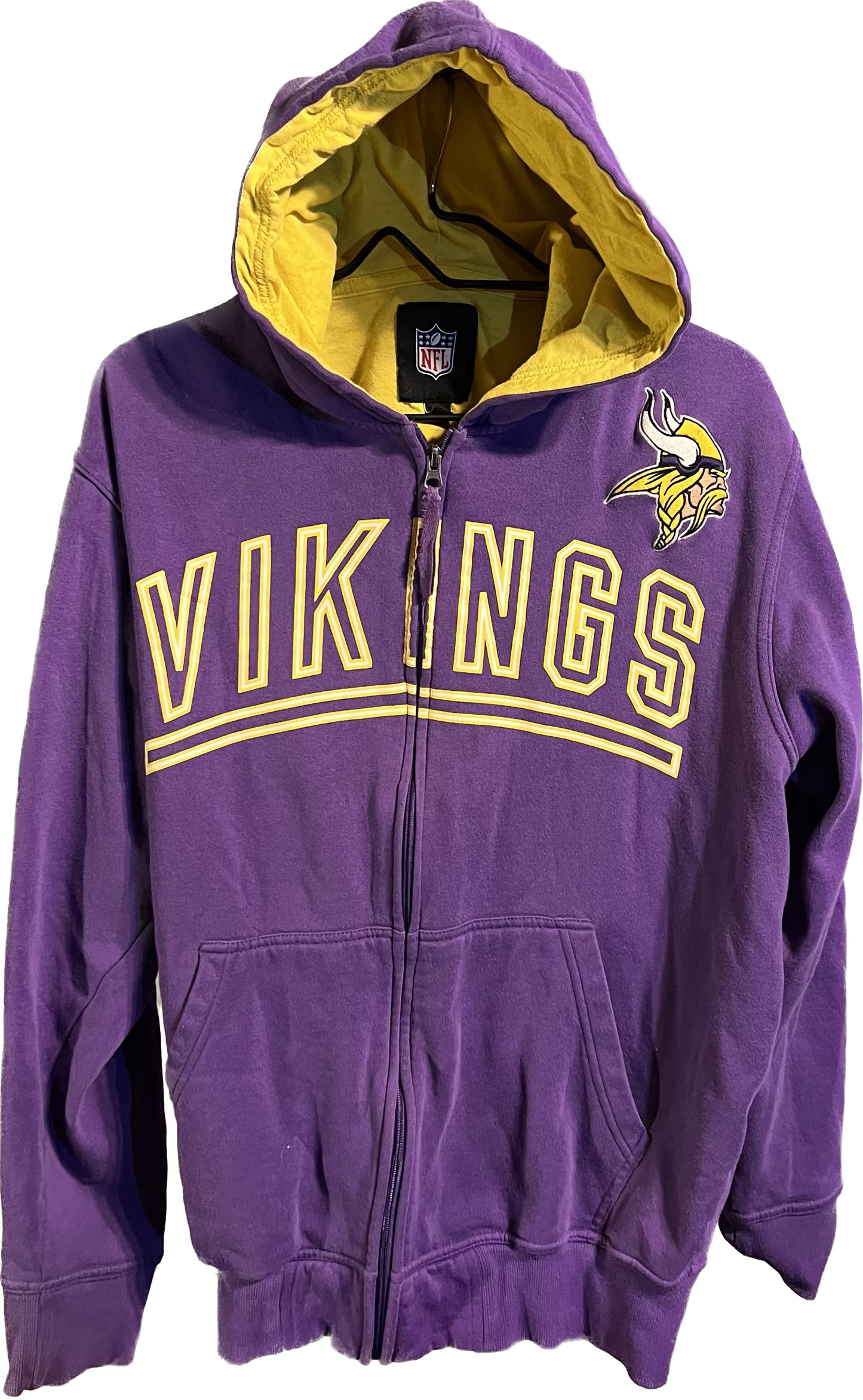 Dated Minnesota Vikings Zip Up Hoodie Medium