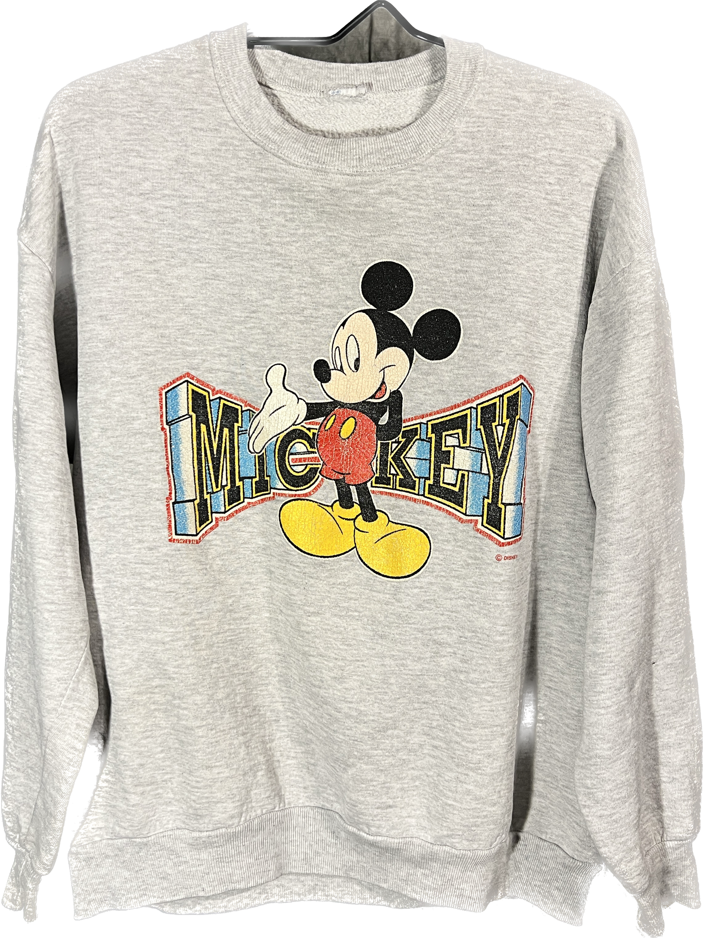 Faded Mickey Mouse Crewneck Medium/Large