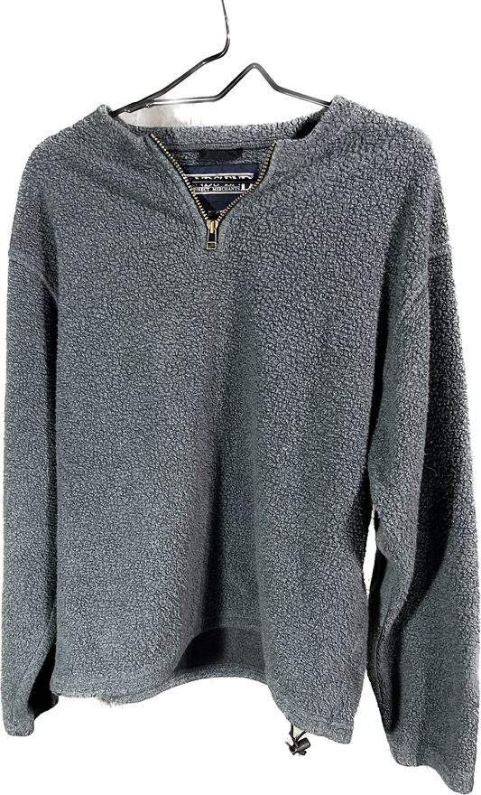 Land End Quarter Zip Crewneck Medium