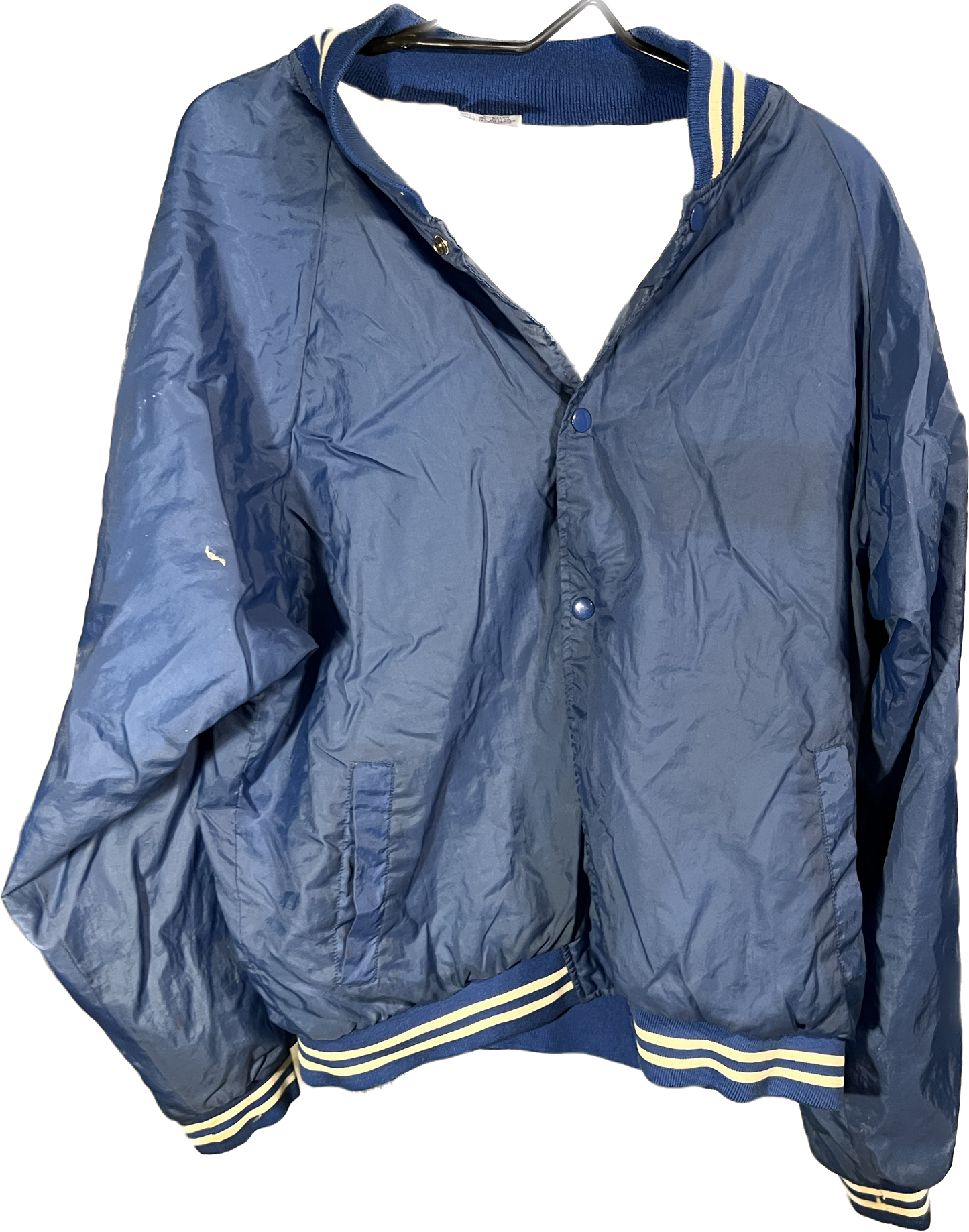 Dated Plain Varsity Windbreaker Large