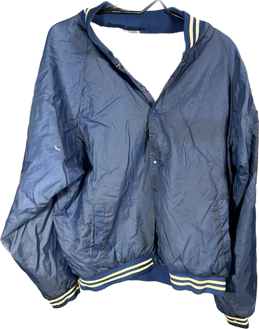 Dated Plain Varsity Windbreaker Large