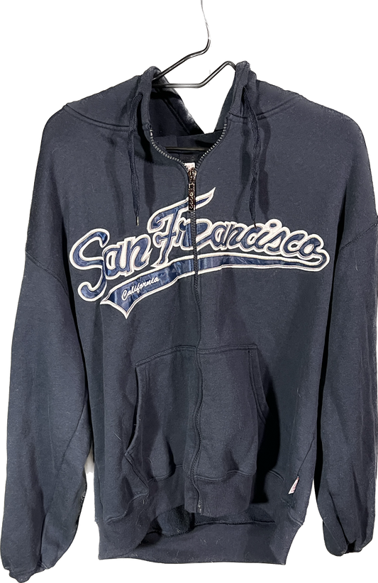 San Francisco Zip Up Hoodie Large