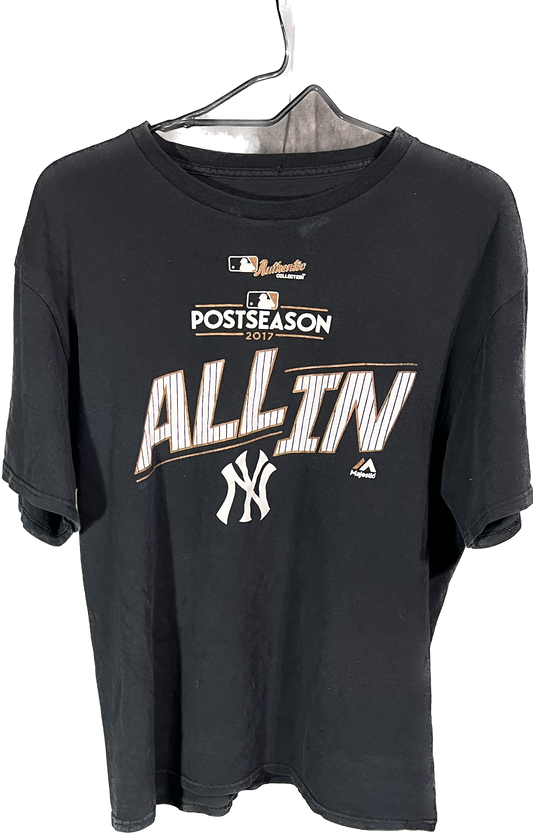 2017 All In NYY T-Shirt Large