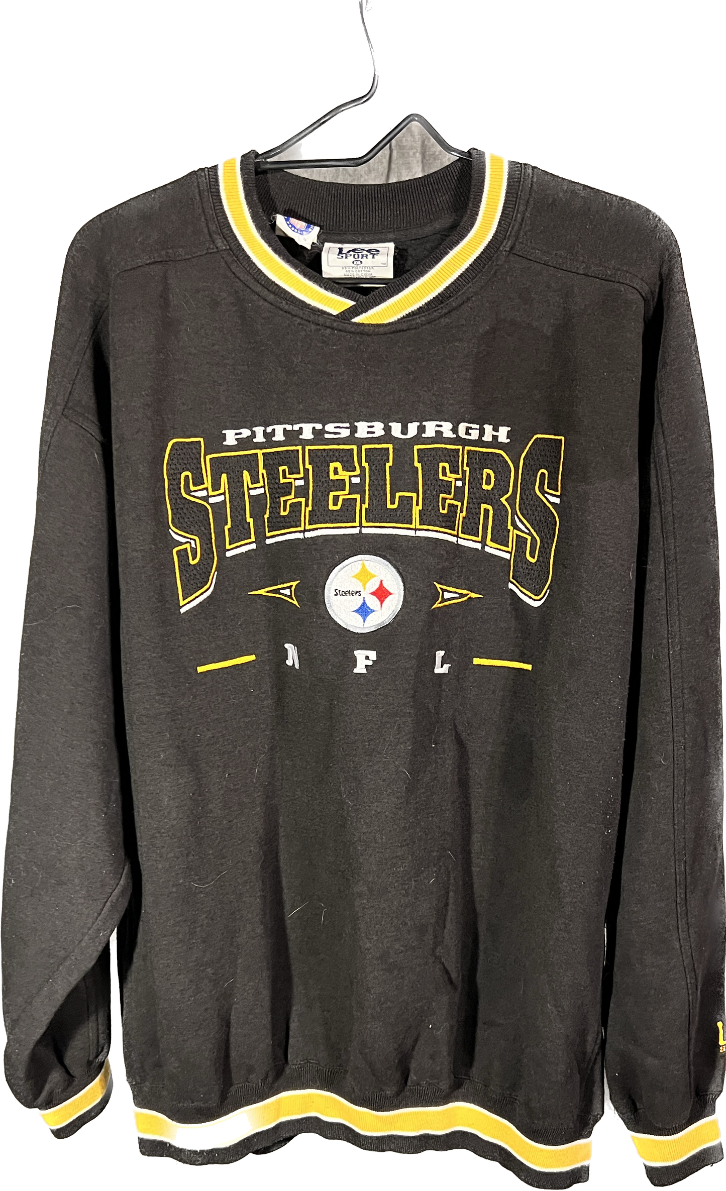 Stained Pittsburgh Steelers Crewneck XXL